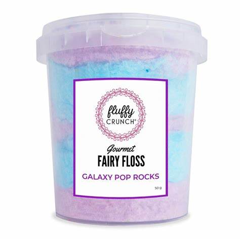 Fluffy Crunch Fairyfloss - Galaxy Pop rocks