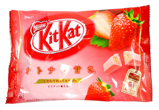 Japanese kitkat strawberry flavour mini pack of 7
