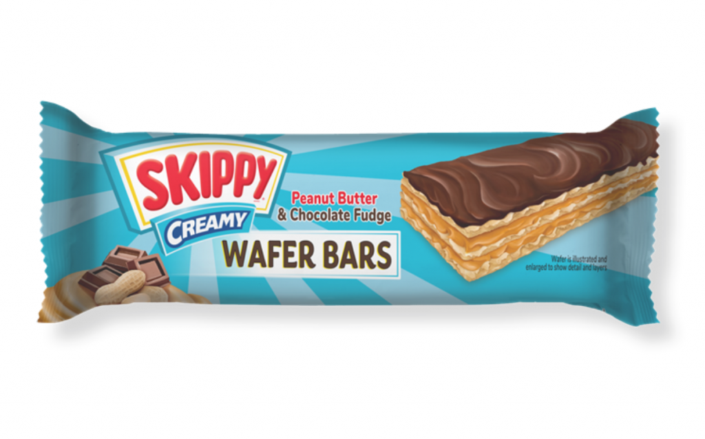 Skippy Cream Peanut butter and Chocolate fudge wafer bar