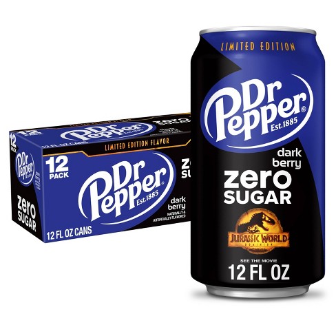 12 Pk Dr Pepper Dark berry ZERO sugar