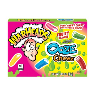 Warheads Ooze Chews Fruity Flavours Movie Box